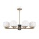 Suspended lamp Freya Fr5230PL-08BS Marble, 810x810x560 mm, E27, 8x60W, brass color