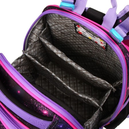 Frame backpack 36 x 29 x 17 cm, Across 192, filling: bag, purple ACR22-192-8-8