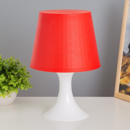 Table lamp 1340007 1HE14 15W burgundy d = 19.5 height 28 cm Risalux