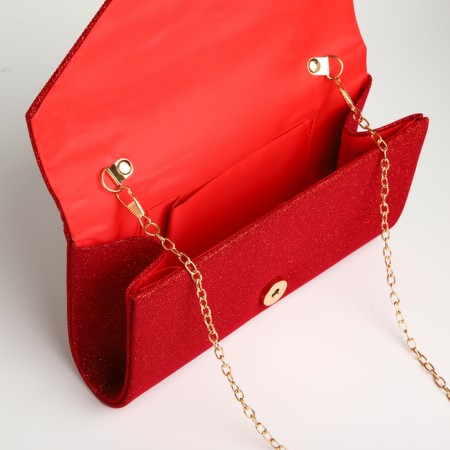 Female bag on a magnet, red color-4