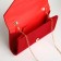 Female bag on a magnet, red color