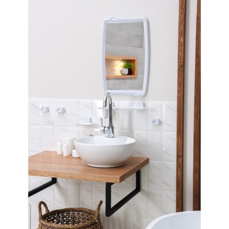 Bathroom set, color white marble-2