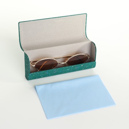 Case for glasses on the cracker, green color-3