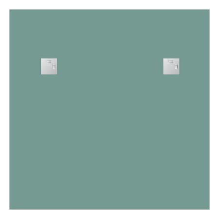 EvoForm mirror, with fatcet, 15 mm, 90x90 cm-2