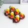 Easter souvenir "chicken in a hat in a nest with a flower" set 6 pcs 3x4x4 cm