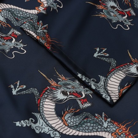 Халат домашний KAFTAN "Дракон", размер 44-46, синий-8