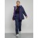 Ski jacket female, size 50, dark blue color