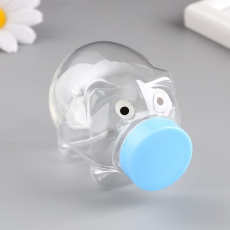 Bank for scrapbooking plastic "Piglet" 125 ml MIX 7.5x5.7x5.2 cm-1