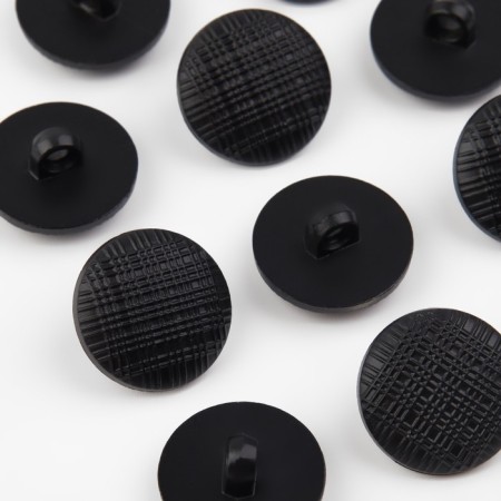 Buttons on the leg, d = 18 mm, black color-1
