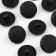 Buttons on the leg, d = 18 mm, black color