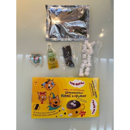Set for cooking chocolate cupcake in a mug with marshmallow, 118 g-1