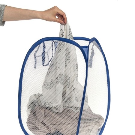 Folding basket from the Fresh Code, 36x36x58 cm, blue color-4