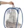 Folding basket from the Fresh Code, 36x36x58 cm, blue color