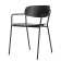 Chair with armrests TorFrid, 550 × 520 × 770 mm, black color