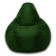 The hand-bag “pear” is positive, size l, diameter 80 cm, height 100 cm, oxford, green color