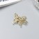 Hair clamp "Dorothea" butterfly, 3.5 cm, gold