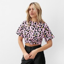 Women's T-shirt Minaku, pink color, rr 42