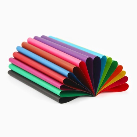 A4 Cold Heart Set: 10 liters of color unilateral cardboard + 16l color bilateral paper-5