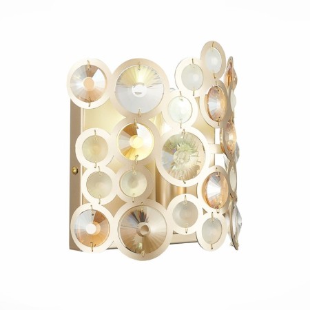 Sconces st. SL1172.201.01. Namio. 1x60 W, E14, 19x20 cm, golden color-8