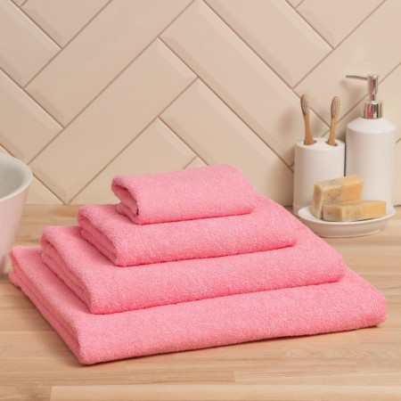 Terry towel economy and I 30*60 cm, col. Pink, 100% cotton, 350 g/m2