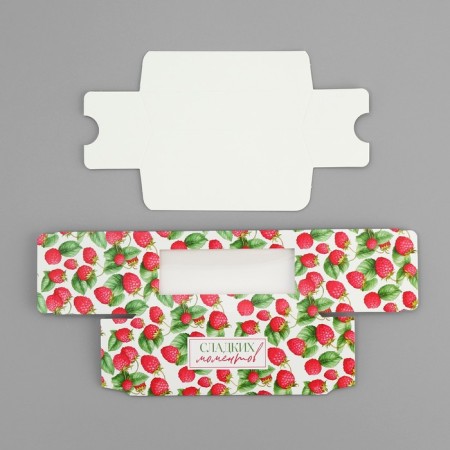 Box for Makarun, confectionery packaging "Sweet Malin Mominations", 12 x 5.5 x 5.5 cm-4