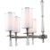 Suspended chandelier Leader 8x14 40w, size 80x80x64-99.5 cm, Nickel color