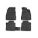 3D mats in the salon for Nissan Note, 2012- P.R. hatchback, 4 pcs.