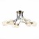Ceiling EVOLUCE lamp. Sle205302-08. Besano. 8x40 W, E14, 91x91x35 cm, bronze color, black