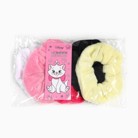 Hair elastic band 9 cm, cat Marie color mix-4