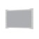 Mirror hinged vega, 900x600x20, white craft
