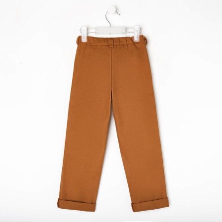 Pants for the boy Minaku: Casual Collection Kids, Red color, height 104 cm-4