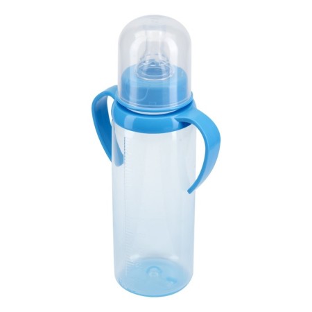 A bottle for feeding with handles, color, 250 ml, from 6 months, mix-13