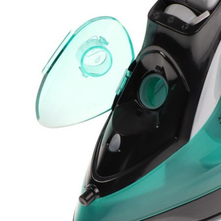 Iron Sakura SA-3070, 2400 W, ceramic sole, 320 ml, anti-nakip, turquoise-5
