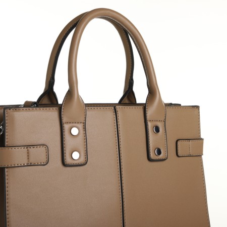 Bag Women's Tout, on a zipper, sandy color-3