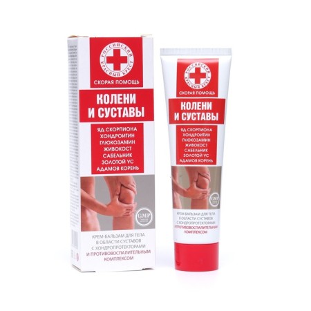 Body cream for ambulance for knees and joints, 100 ml