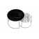 Tables Journal Loft DQ No. 2 Duae (set), D605 (475), H420 (320), f/n black-white marble, m/c white