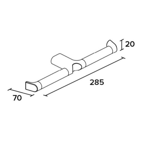 Double Cut105 toilet paper holder-1