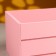 Wooden Kashpo 25x14x11 cm pink coral