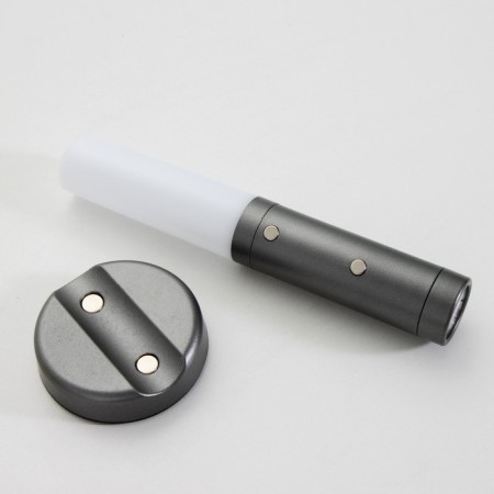 Sconces with a junik movement sensor LED 3000/7000k USB battery silver 7x3x20 cm-7