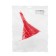 Fasting funnels, red 4 items, 115 mm, 95 mm, 65 mm, 50 mm