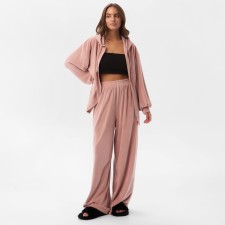 Women's costume (a hood with a hood and trousers) KAFTAN PLUSHY p. 40-42, pink