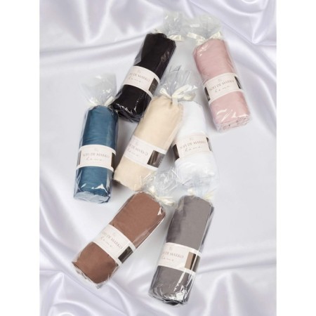 Marmaris sheet, size 160x200x30 cm, color ash rose-2