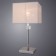 North table lamp, 1x60W E27, chromium color