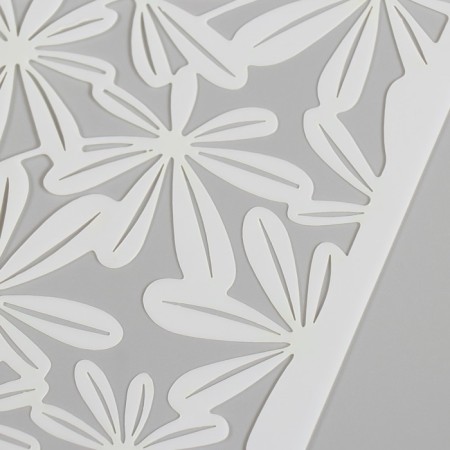 Stencil background plastic "chamomile" 12x20 cm-2