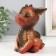 Piggy bank "Dracosha" 17.5x11.5x12.5 cm, multi -rose