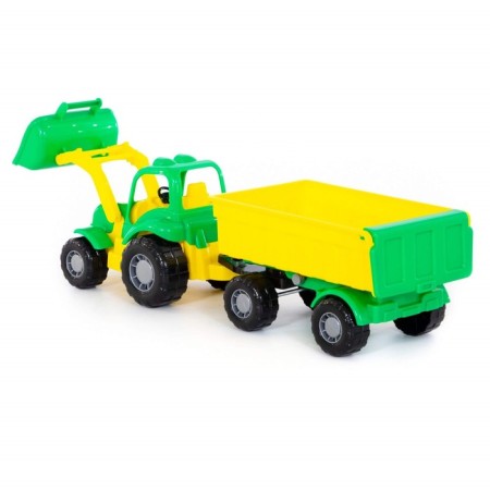 Tractor with trailer No. 1 and bucket "Stropysh", Mix colors-1