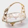 VAZA Oval Haigarden, 26 × 18 × 19 cm, removable handle, Golden metal color