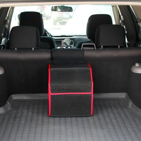 Organizer COFR in the trunk of a car, bag, EVA material, 30 cm, red kant-3