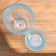 Flower pot with the pallet "Harmony", turquoise 1 liter