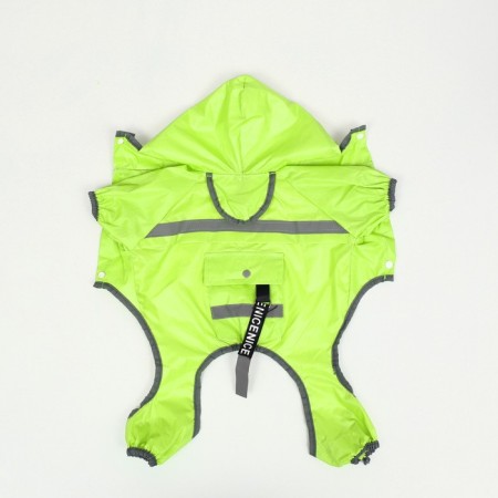 Combiason for dogs, demi -season with a visor, size 2hl (DS 45, OG 62, Osh 47 cm), green 98544-11